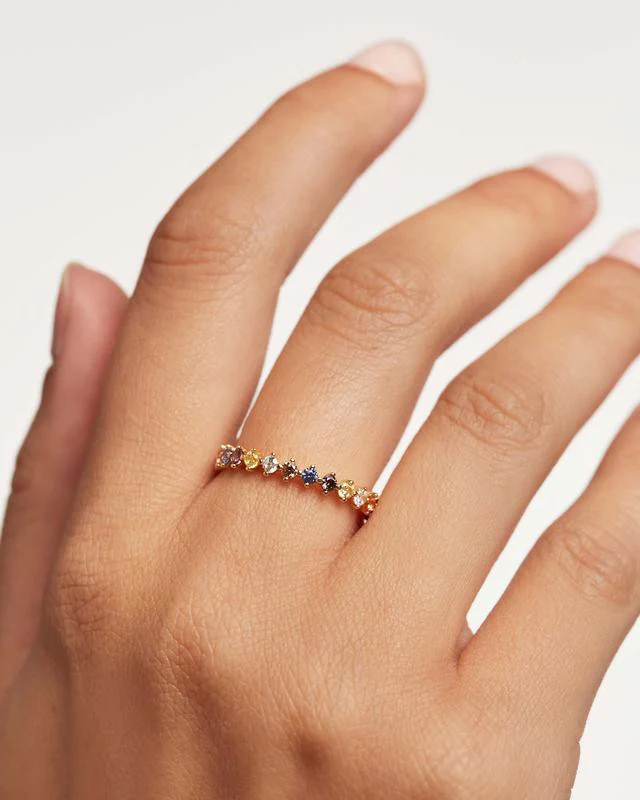 Sage Yellow Gold Ring - AN01-209 - Image 2
