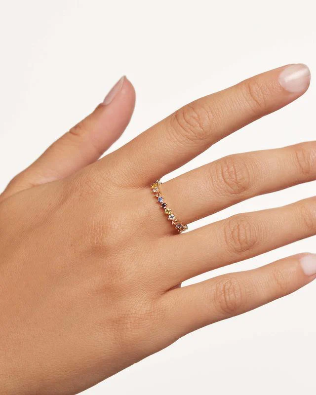 Sage Yellow Gold Ring - AN01-209 - Image 4