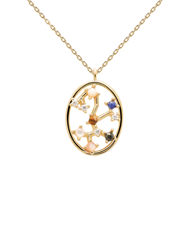 Sagittarius Gold Necklace - CO01-352-U
