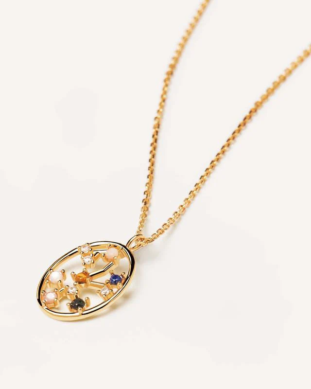 Sagittarius Gold Necklace - CO01-352-U - Image 2