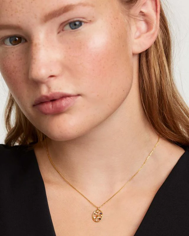 Sagittarius Gold Necklace - CO01-352-U - Image 4