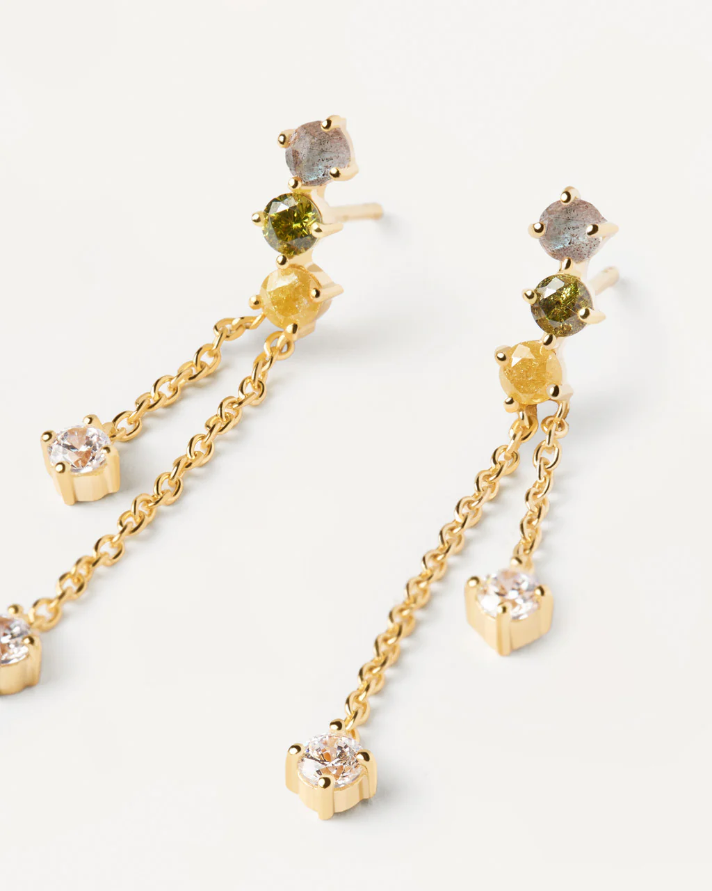 Sena Gold Earrings - AR01-556-U - Image 2