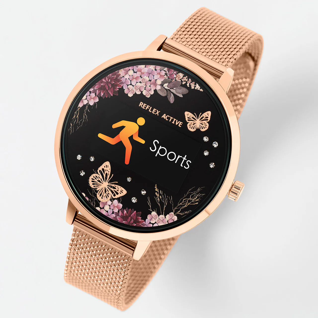 Series 3 Rose Gold Mesh Smart Watch - RA03-4038 - Image 3