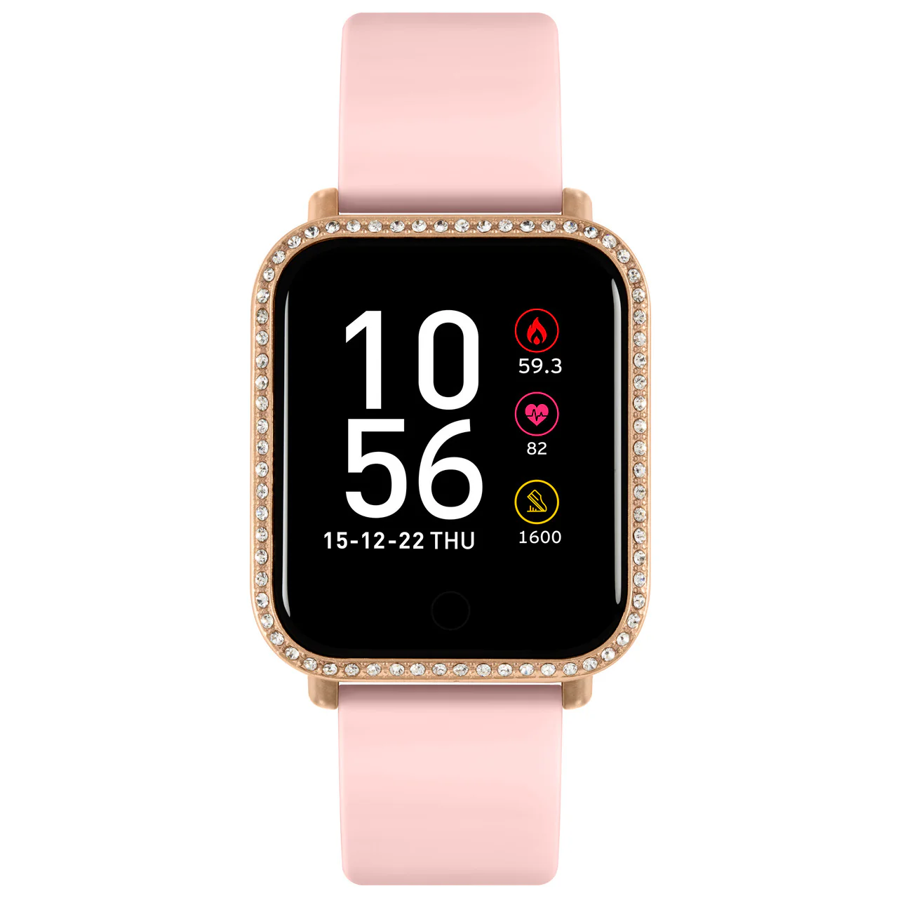 Series 6 Pink Crystal Smart Watch - RA06-2098
