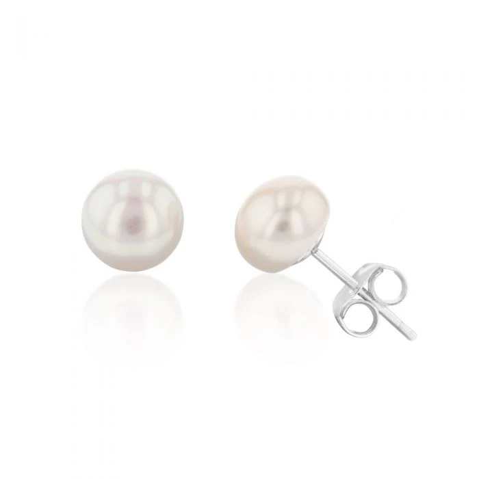 Set of 3 Freshwater Pearl Studs - Image 3