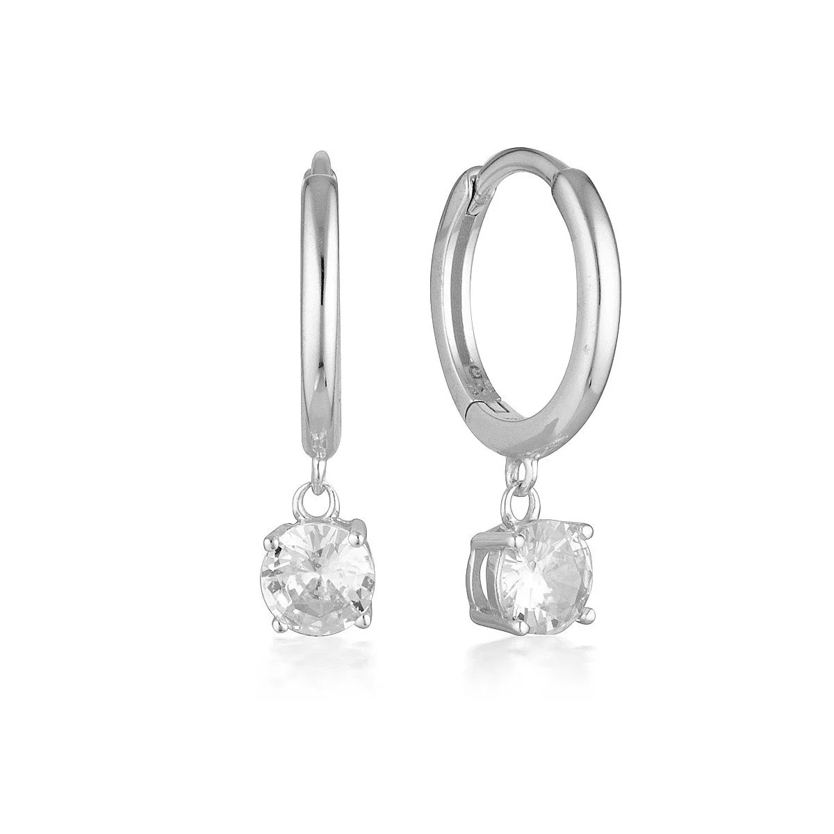 Silver Bria Hoop - IE934W