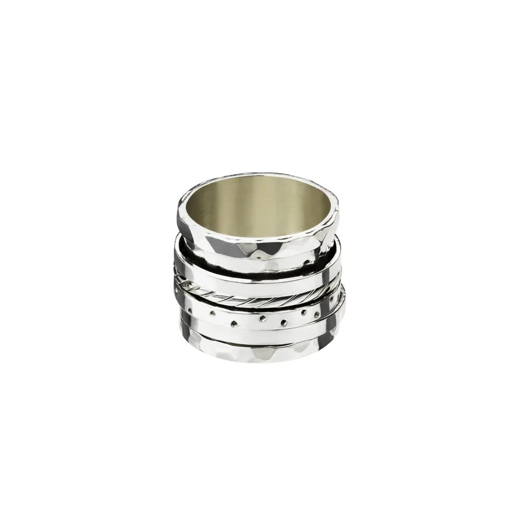 Silver Israeli Ring - MR29703-6