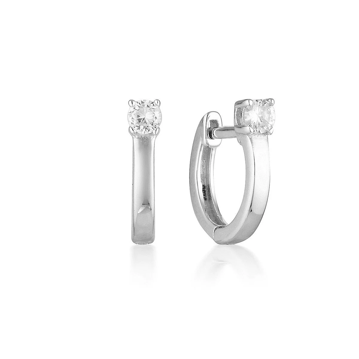 Silver Mia Hoop - IE933W