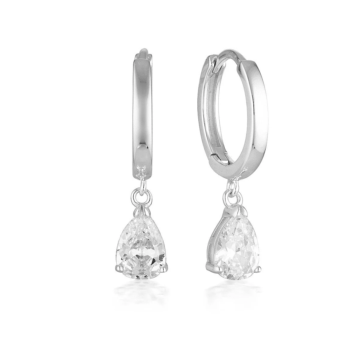 Silver Pia Hoop - IE935W