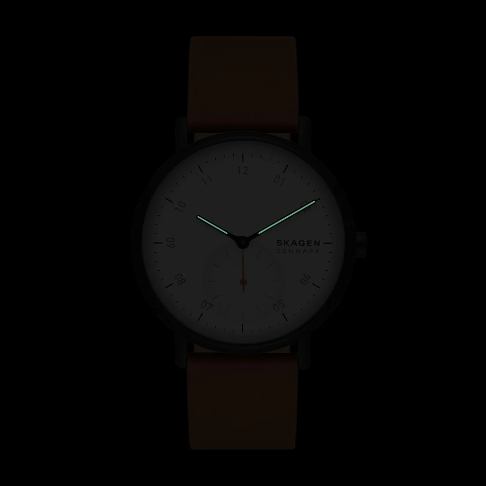 Skagen Kuppel SKW6889 Brown Leather Mens Watch - Image 4