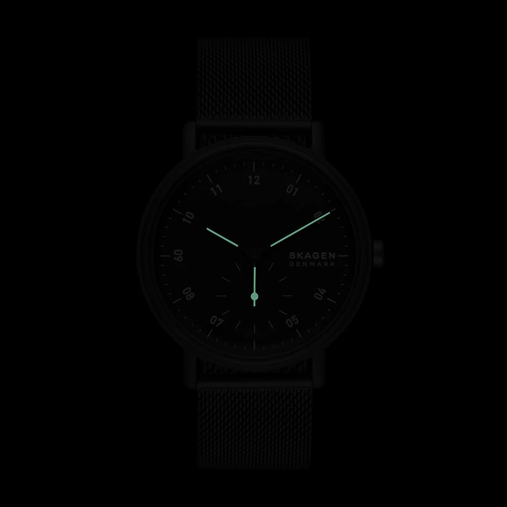 Skagen Kuppel SKW6892 Midnight Black Mesh Stainless Steel Mens Watch - Image 4