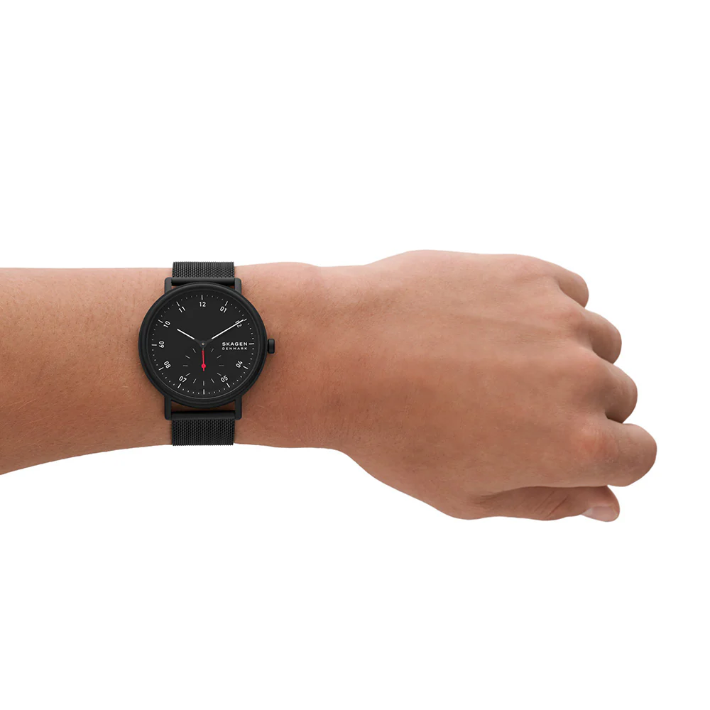 Skagen Kuppel SKW6892 Midnight Black Mesh Stainless Steel Mens Watch - Image 5