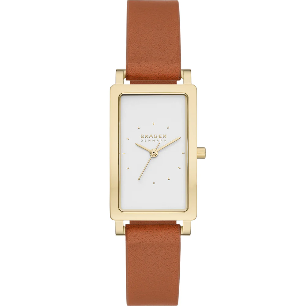 Skagen SKW3097 Hagen Brown Leather Ladies Watch