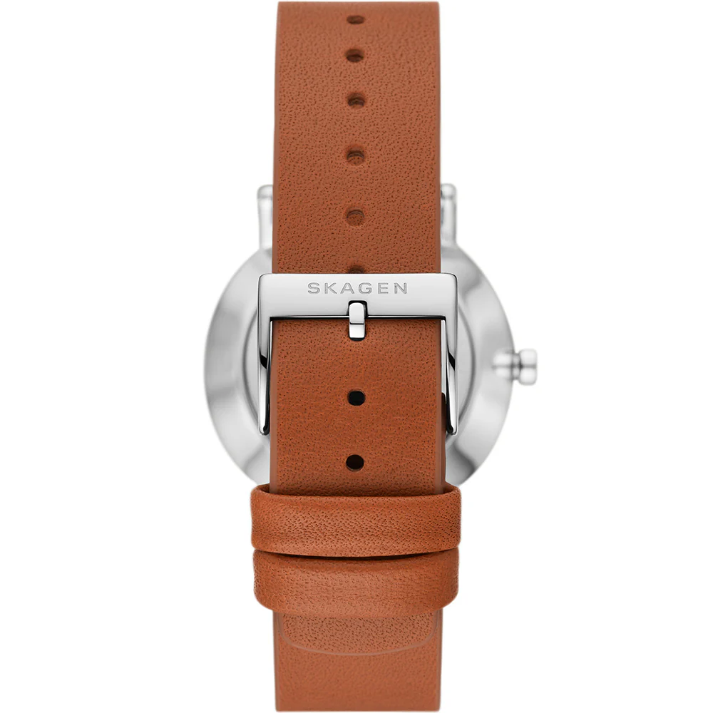 Skagen SKW3103 Kuppel Lille Brown Leather Ladies Watch - Image 3