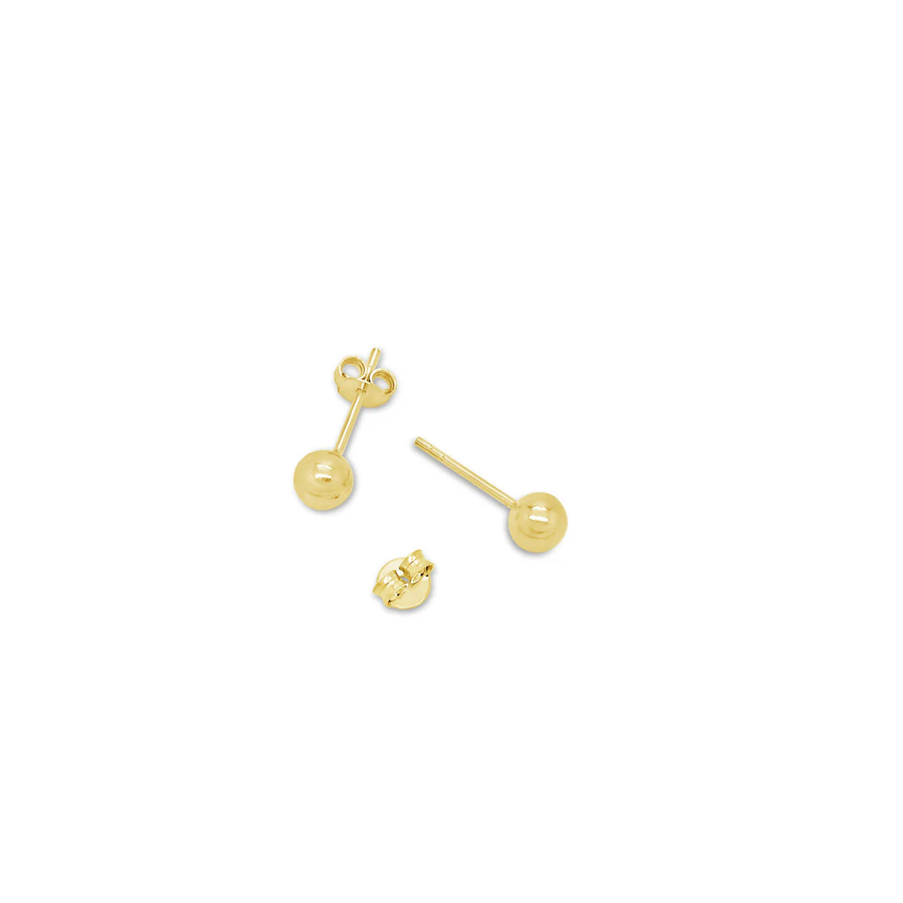 Small Gold Ball Studs - JP6907G