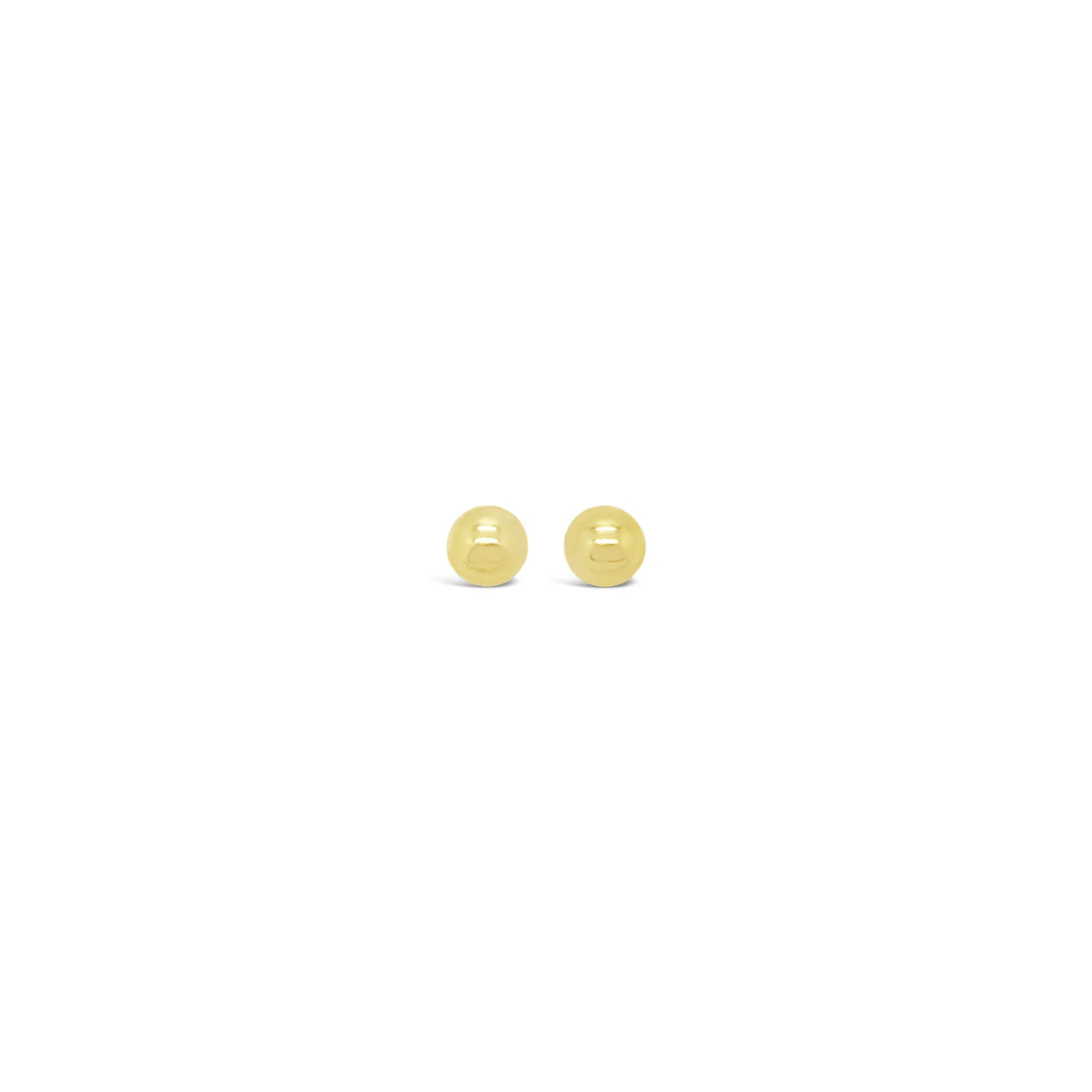 Small Gold Ball Studs - JP6907G - Image 2
