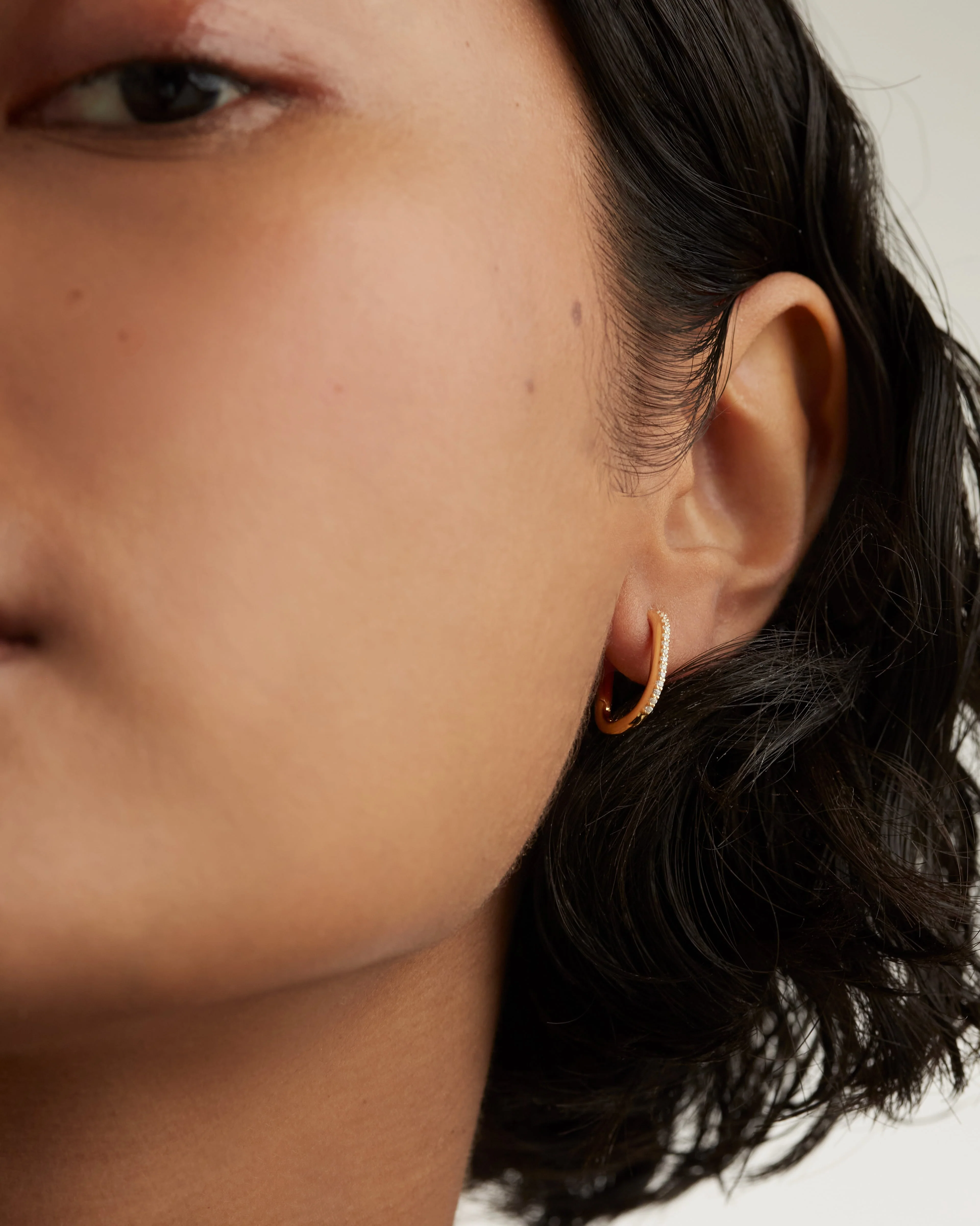 Spike Gold Earrings - Image 2