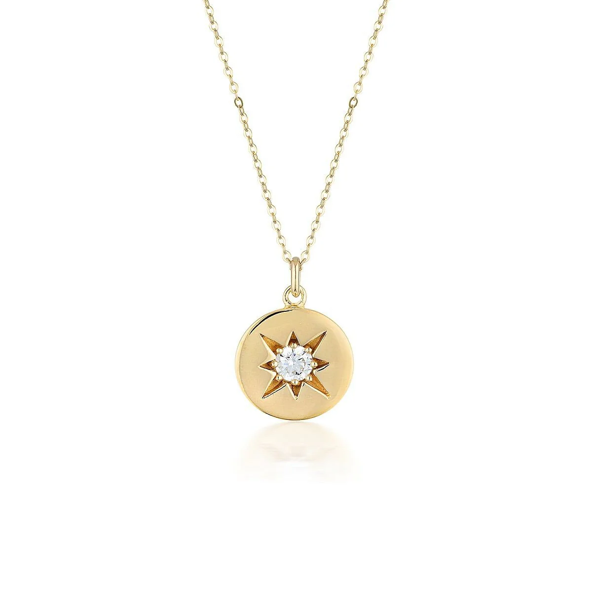 Stellar Lights Gold Pendant - IP754G