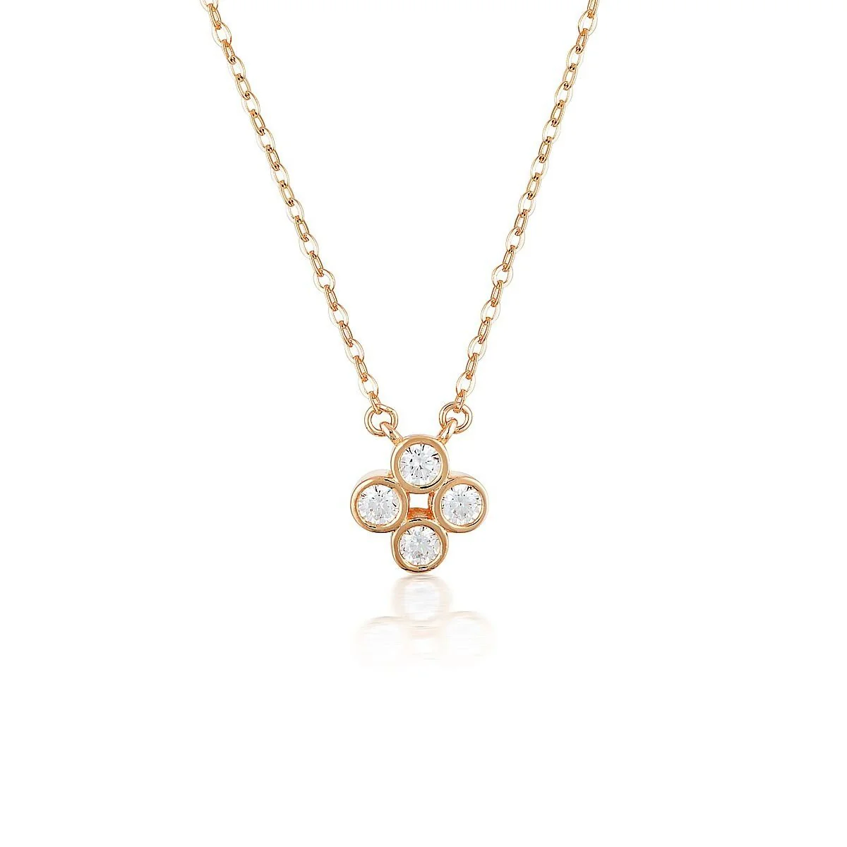 Stellar Lights Rose Gold Twinkle Pendant - IP749RG
