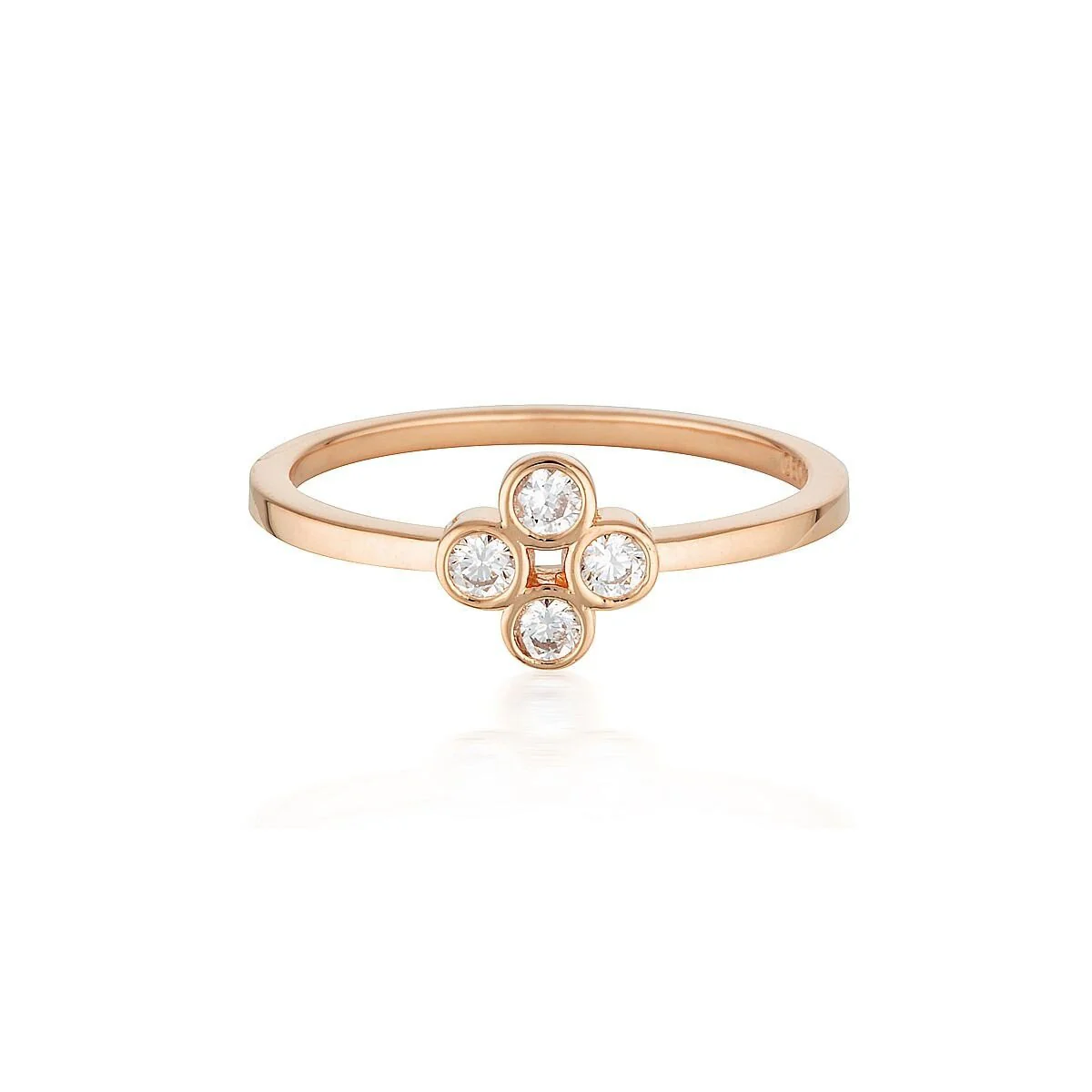 Stellar Lights Rose Gold Twinkle Ring -  IR425RG