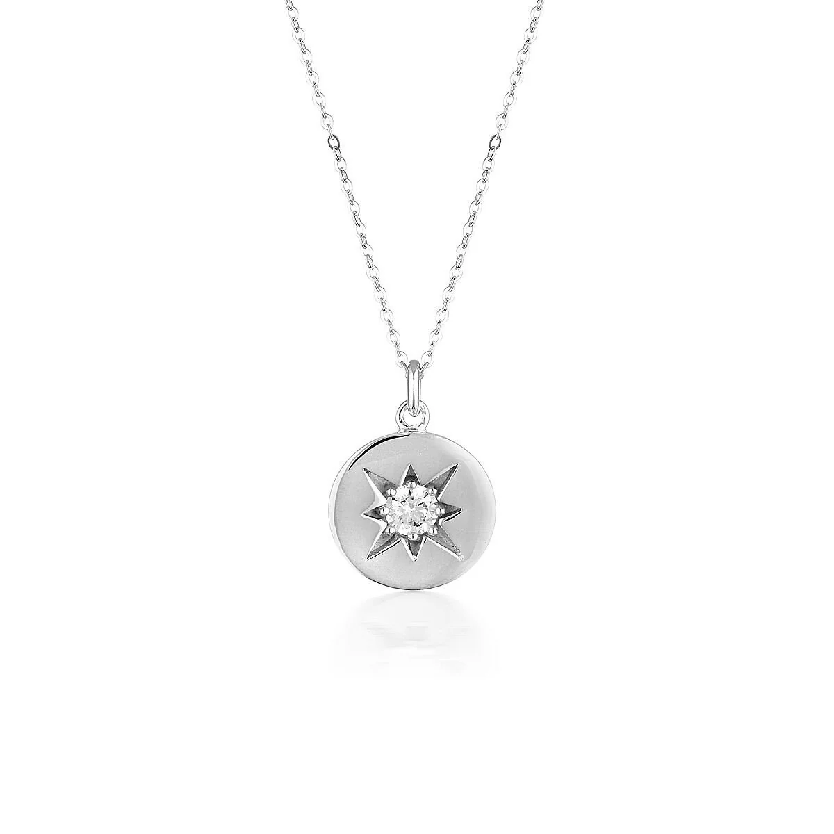 Stellar Lights Silver Pendant - IP754W