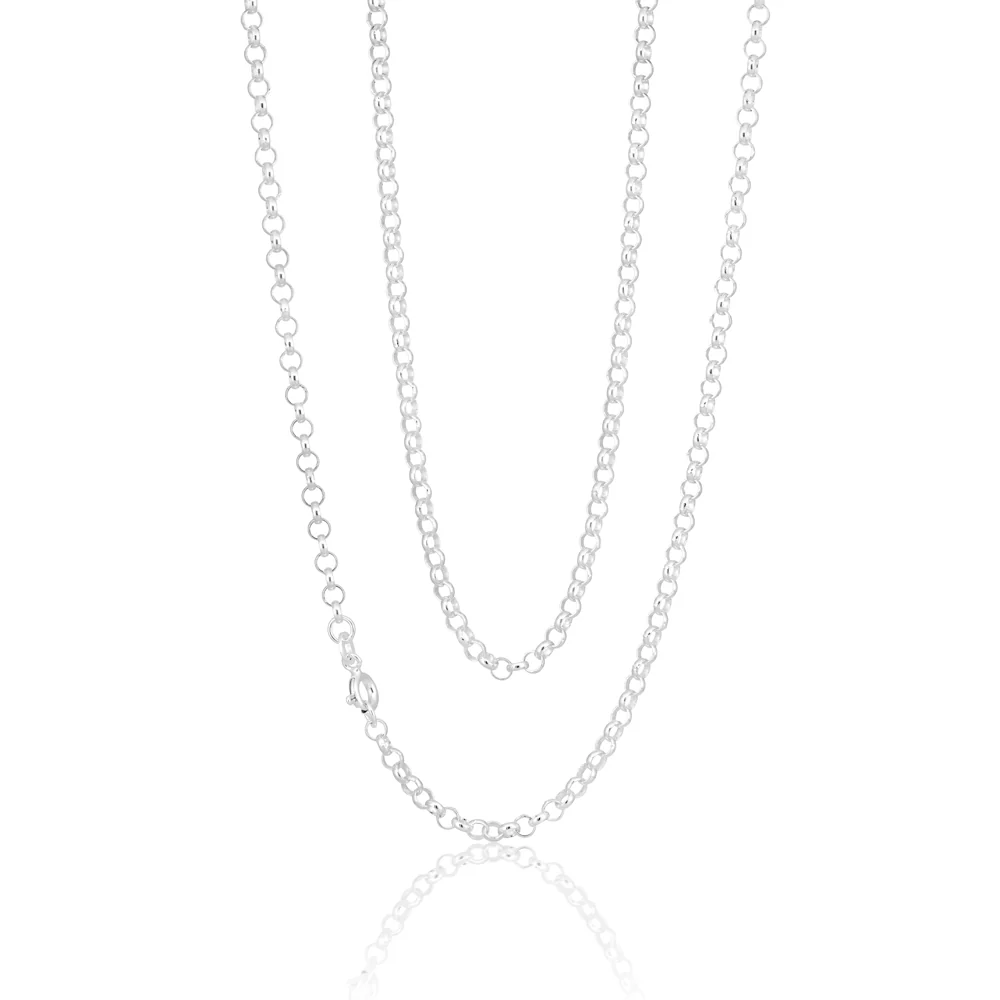 Sterling Silver 55cm 70 Gauge Belcher Chain - Image 2