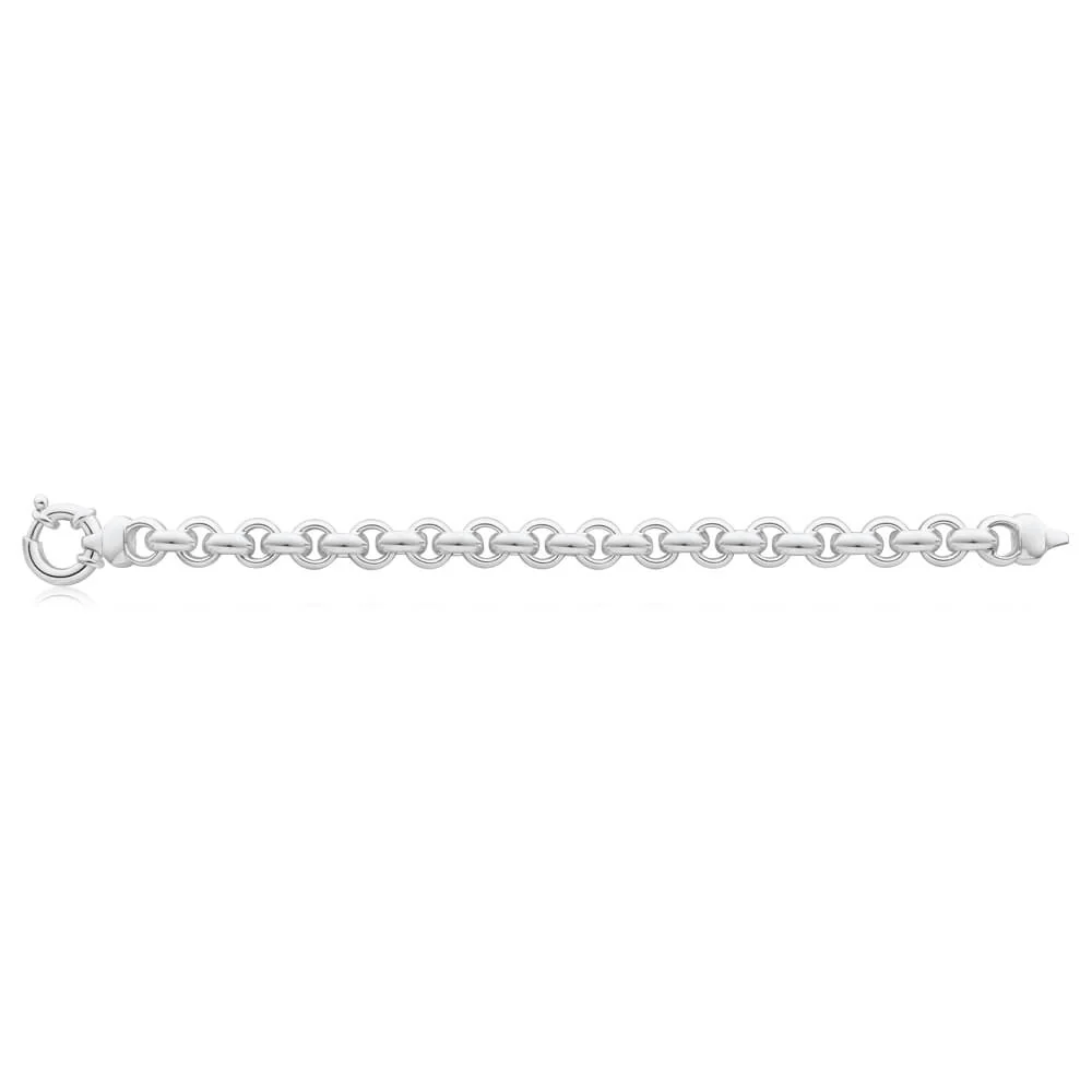 Sterling Silver Belcher Boltring 20cm Bracelet - Image 3