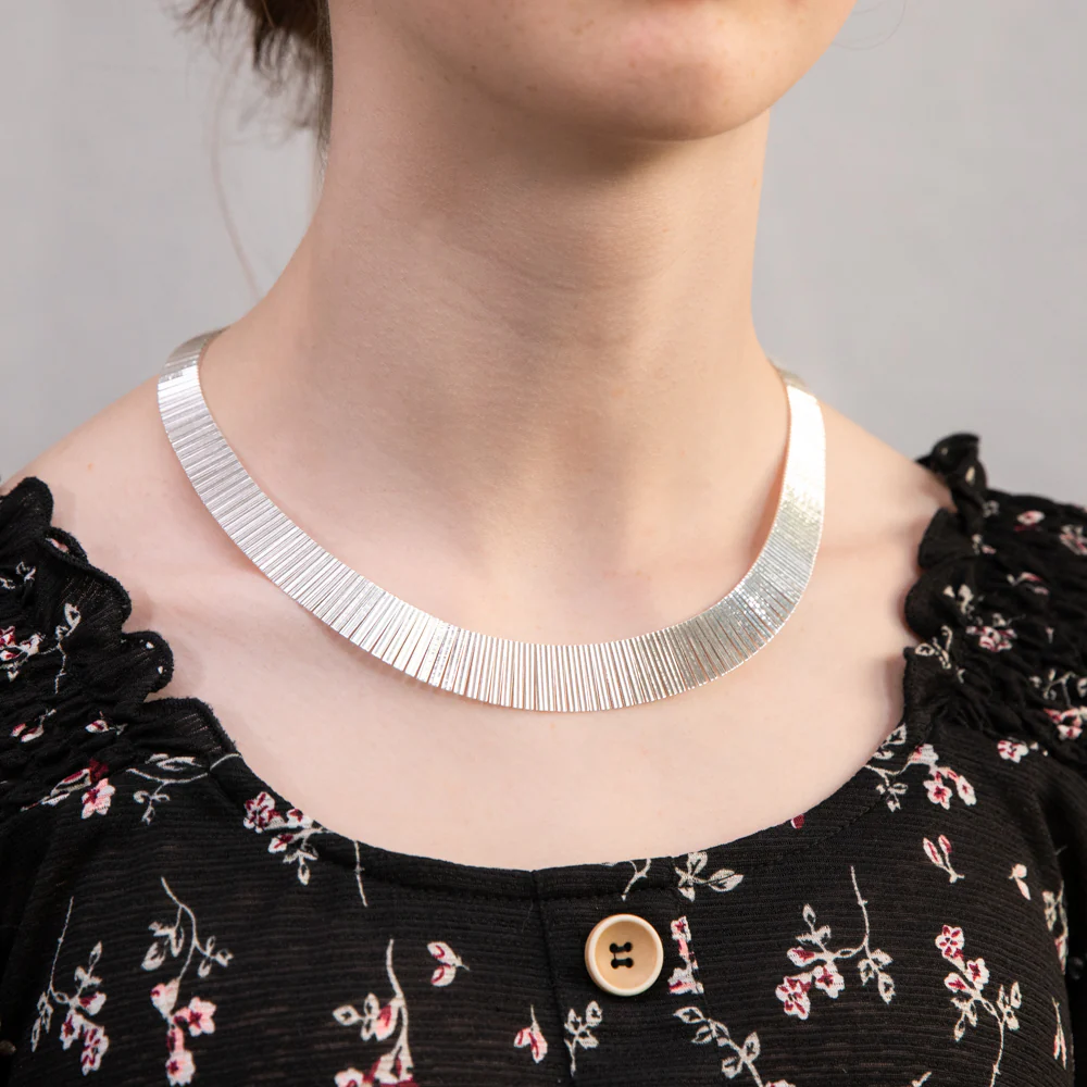 Sterling Silver Fancy XL Cleopatra 43cm Chain - Image 2