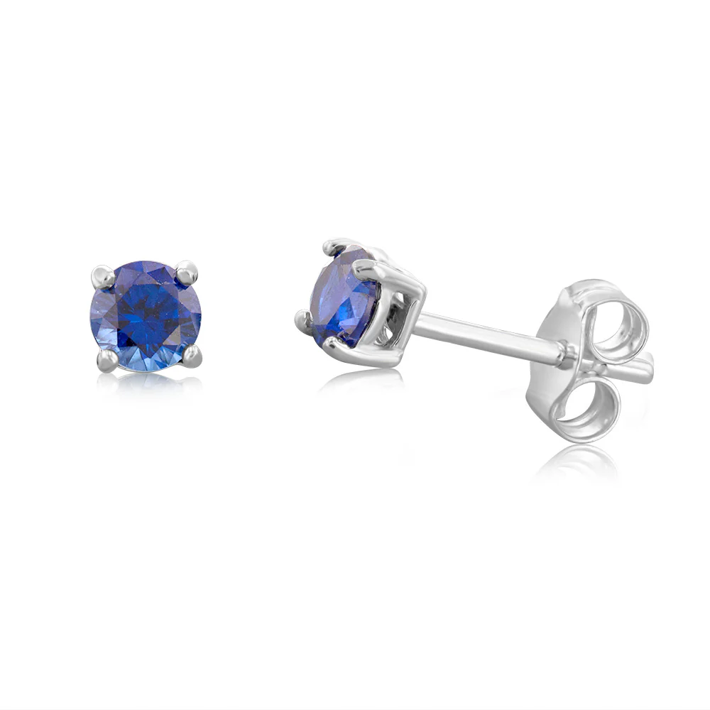 Sterling Silver Multi-Coloured Cubic Zirconia Stud Set - Image 3