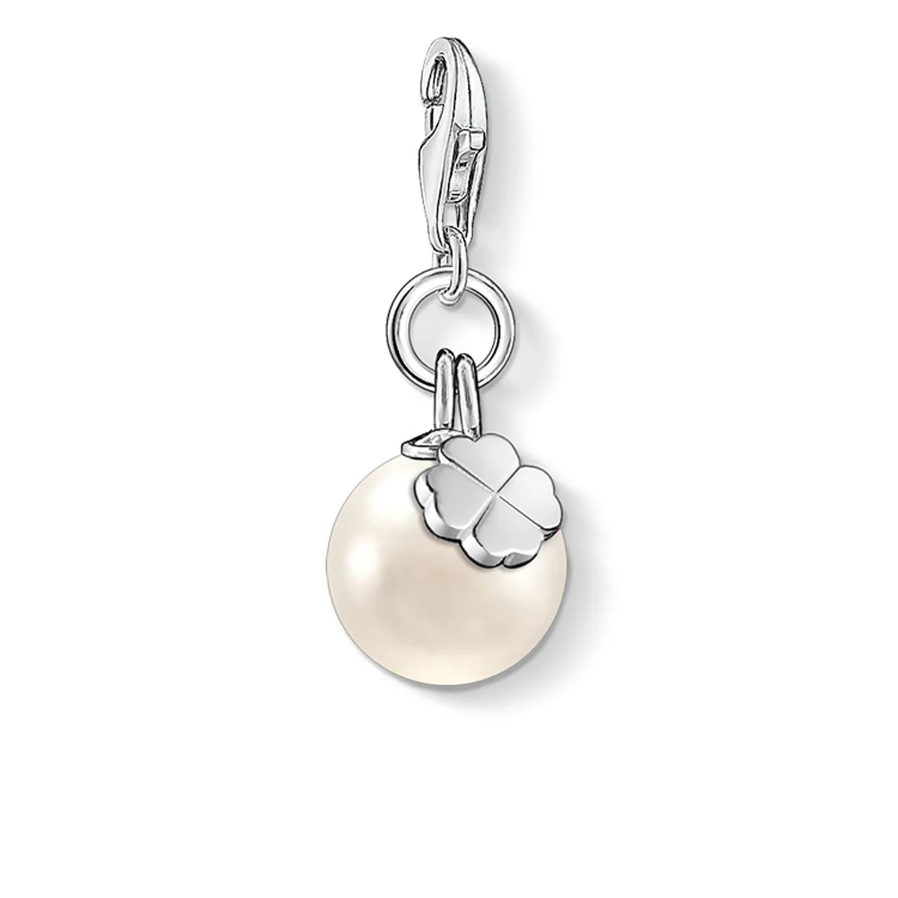 Sterling Silver Thomas Sabo Charm Club Fresh Water Pearl - Image 2