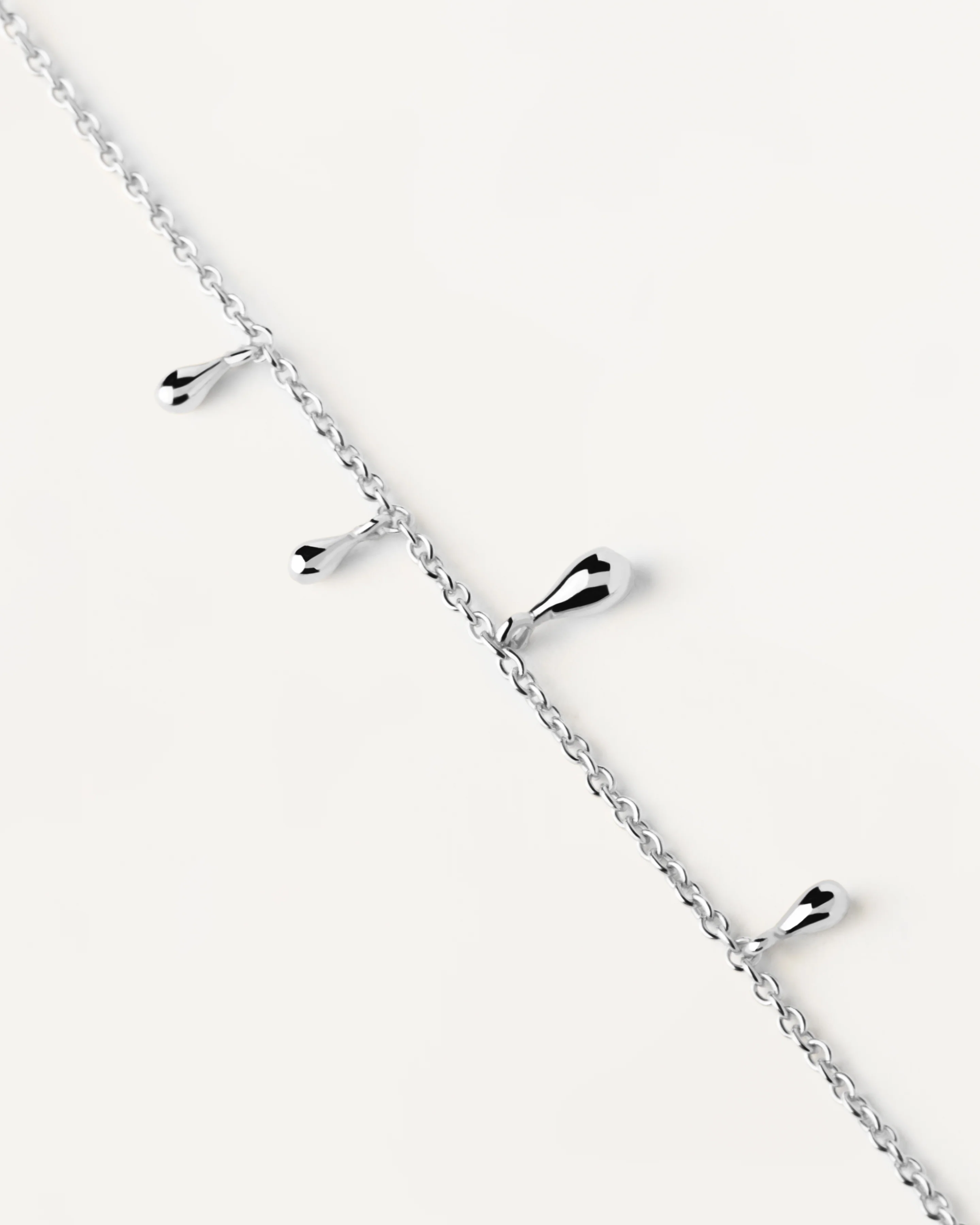 Teardrop Silver Bracelet - Image 3