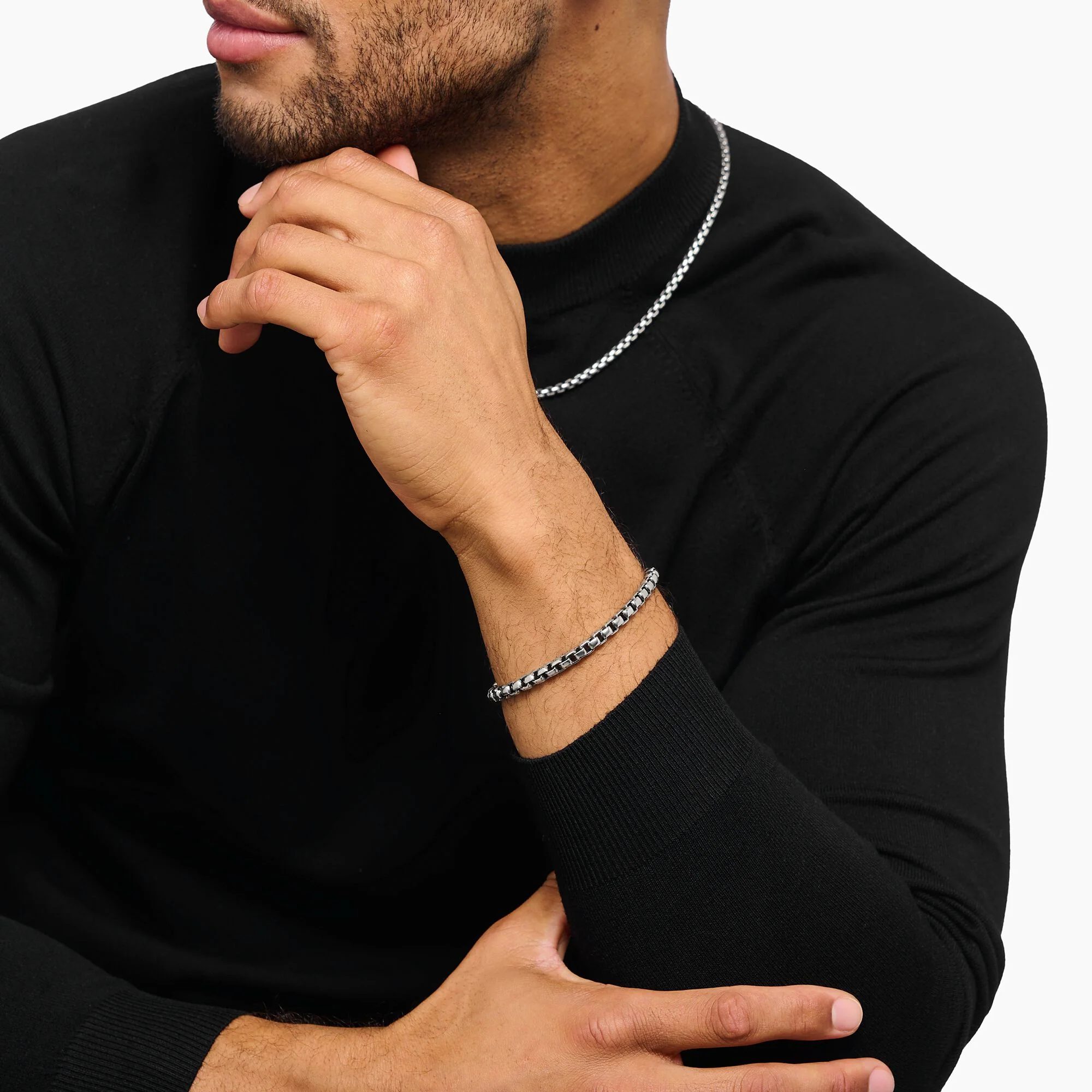 THOMAS SABO Box chain bracelet silver - Image 2