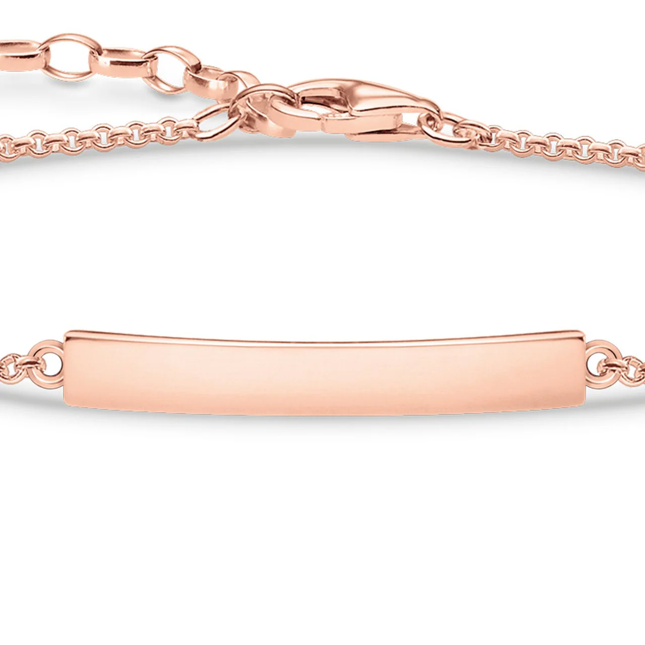 Bracelet Classic With  Heart & Infinity Rose Gold - Image 2