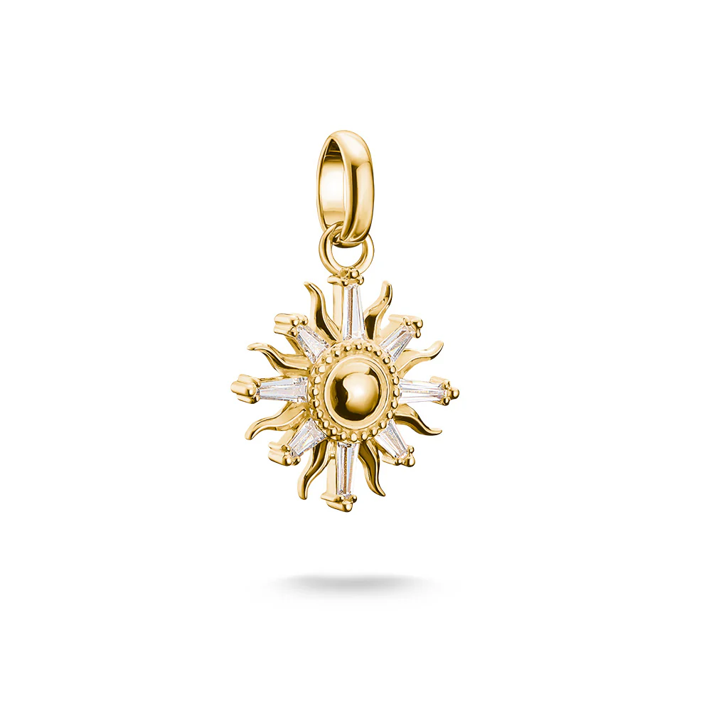 Thomas Sabo CC Connect Yellow Gold-Plated CZ Sun