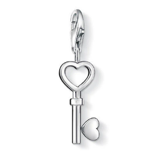 Charm Open Heart Key - 0888-001-12