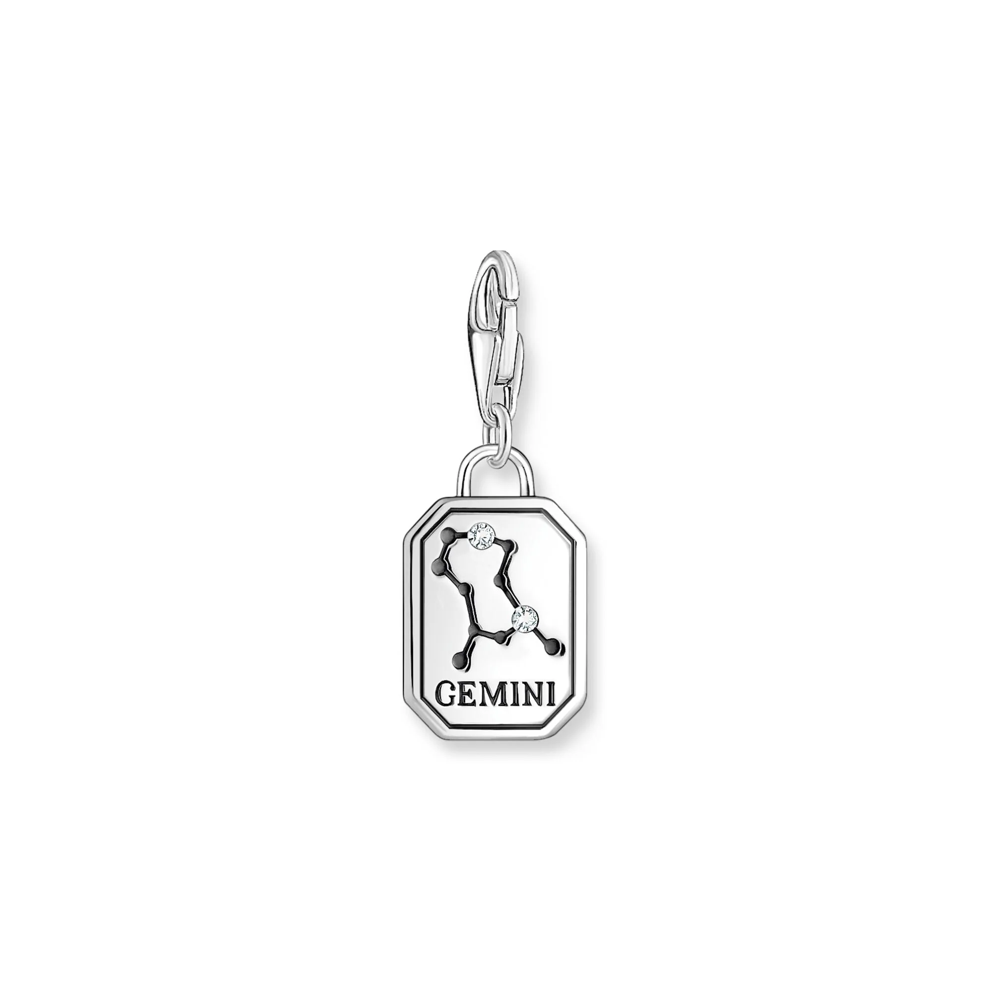 THOMAS SABO Charm Pendant Gemini Zodiac Sign Silver - Image 2