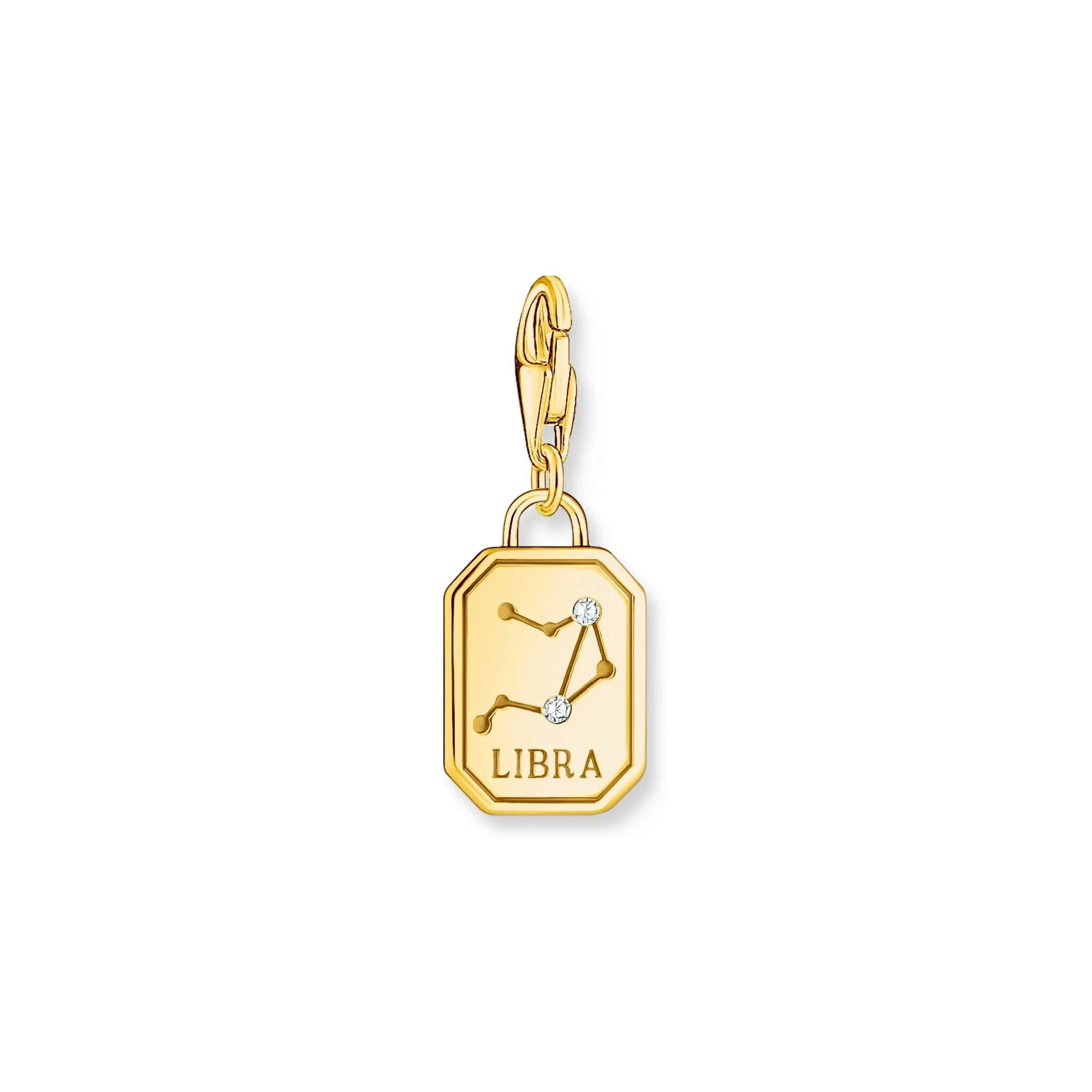 THOMAS SABO Charm Pendant Libra Zodiac Sign Gold - Image 2