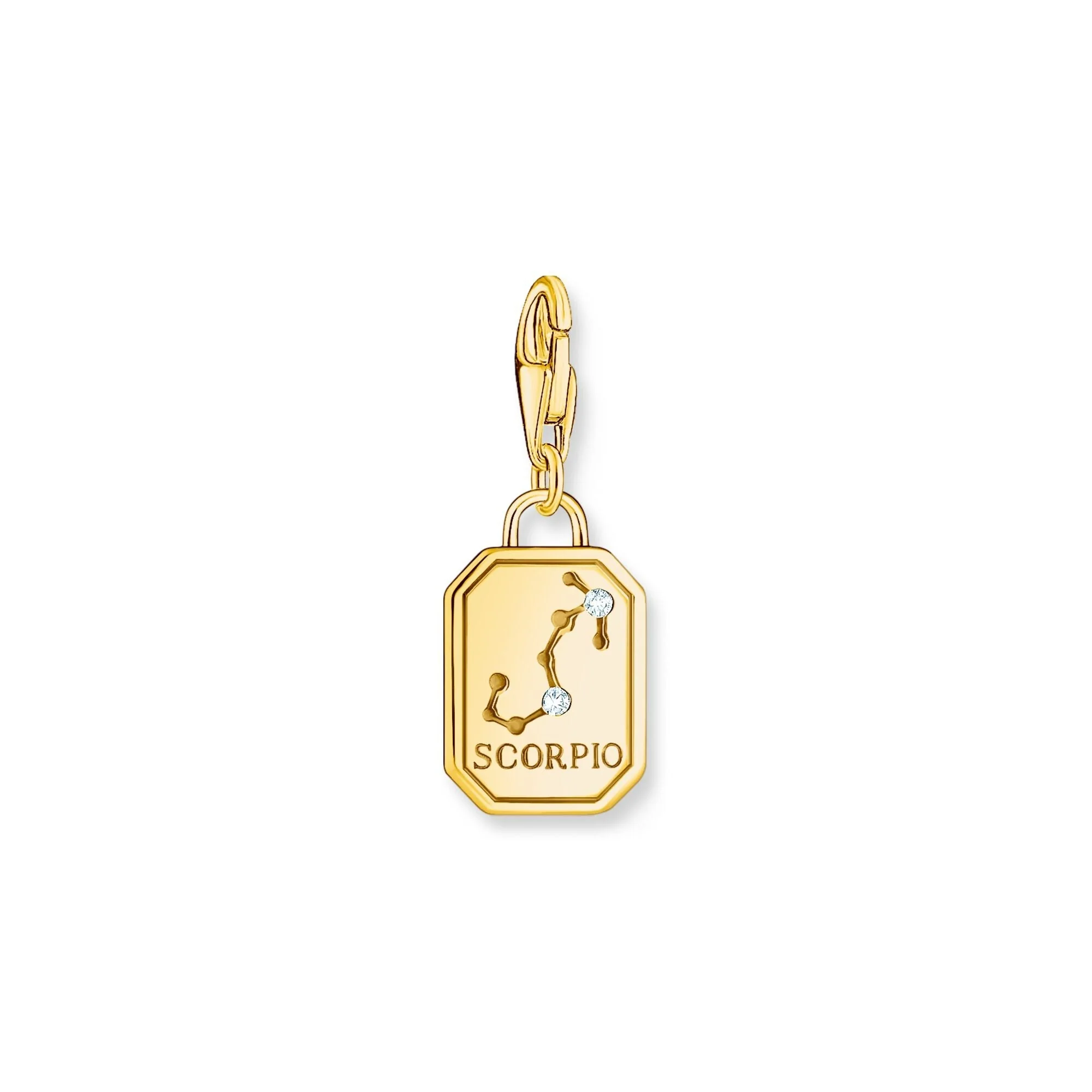 THOMAS SABO Charm Pendant Scorpio Zodiac Sign Gold - Image 2
