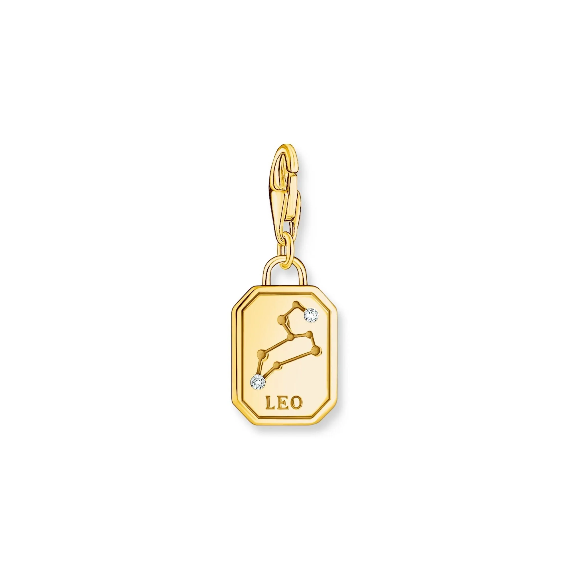 THOMAS SABO Charm Pendant Leo Zodiac Sign Gold - Image 2