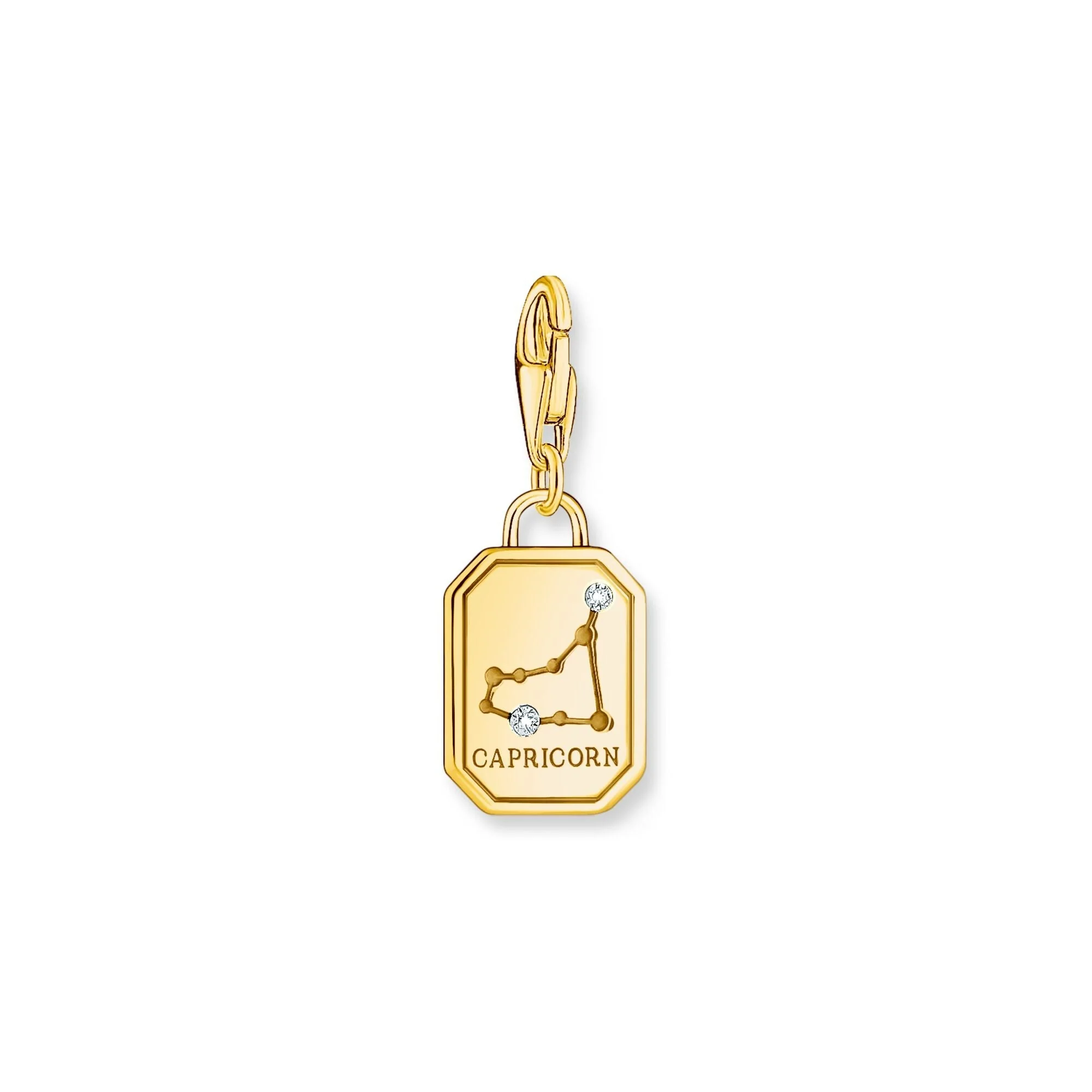 THOMAS SABO Charm Pendant Capricorn Zodiac Sign Gold - Image 2