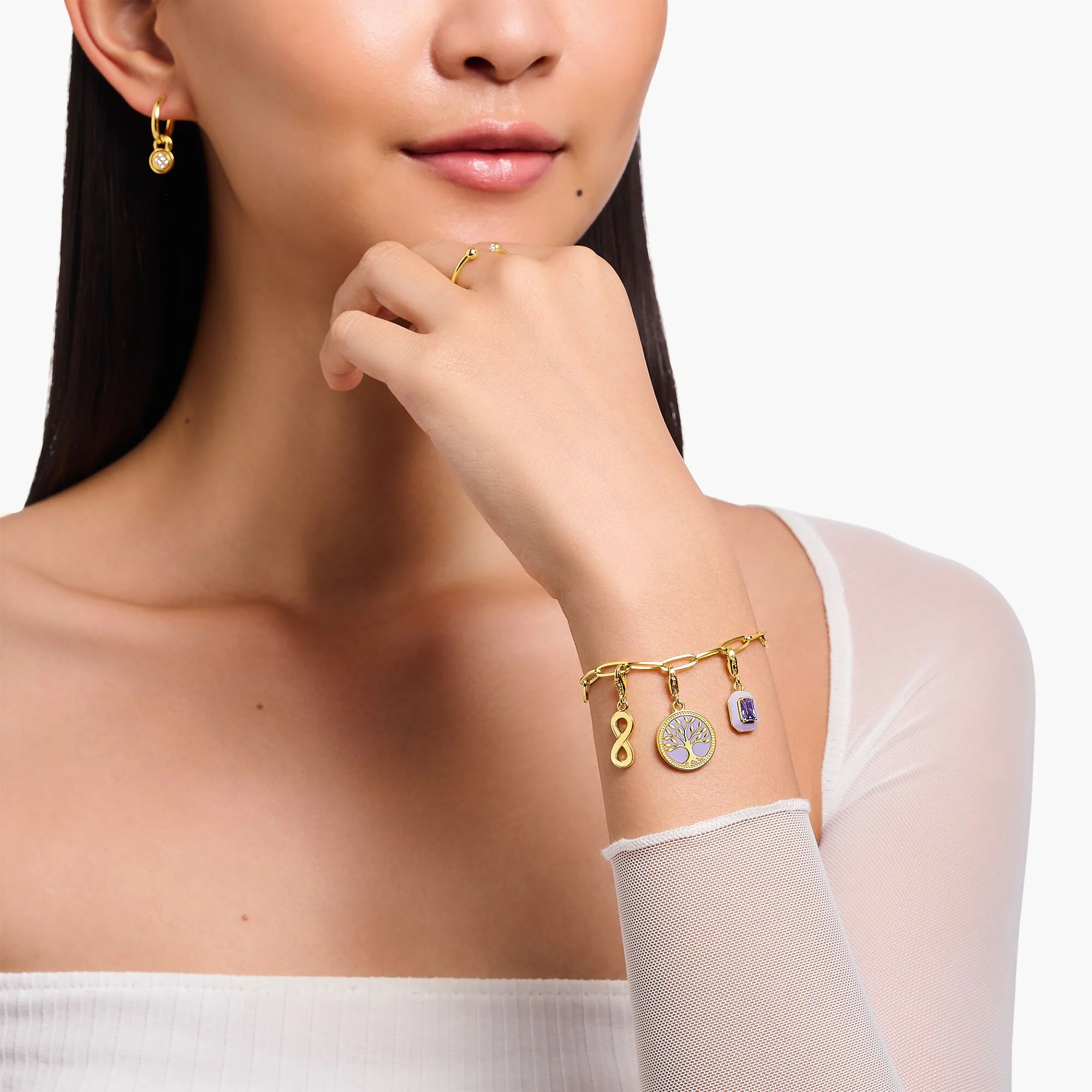 THOMAS SABO Charm Pendant Infinity Gold - Image 2