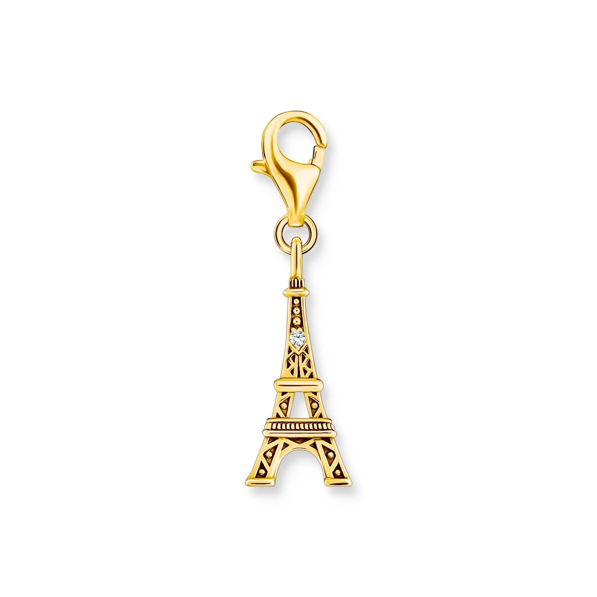 THOMAS SABO Charm Pendant Eiffel Tower Gold - Image 2