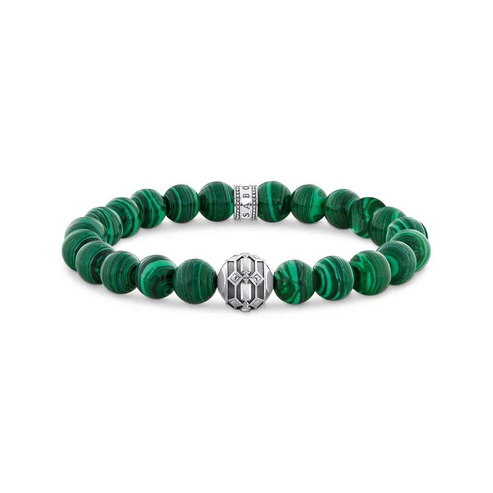 Thomas Sabo Crocodile Rock Malachite 19cm Bracelet - Image 2