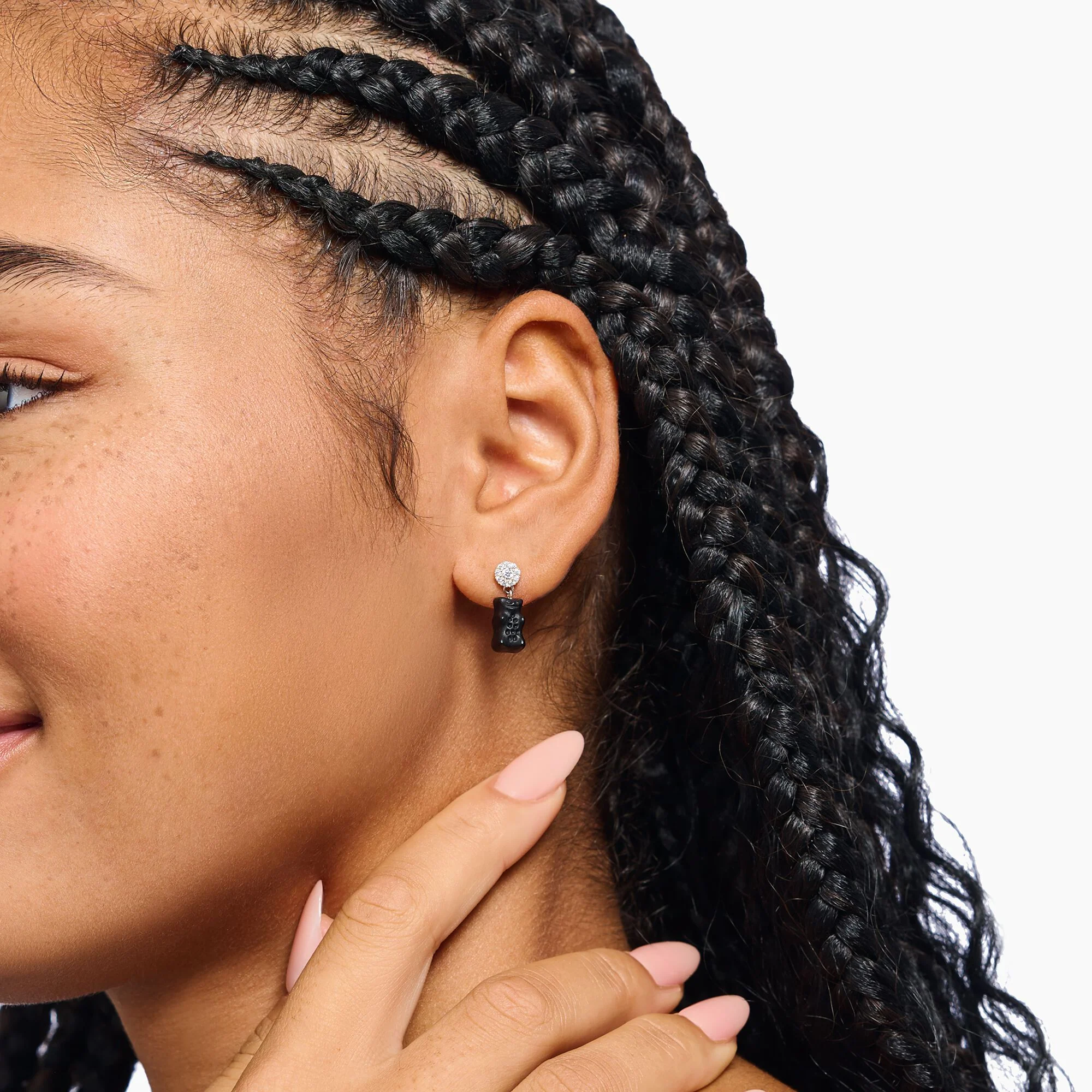 THOMAS SABO Ear Studs with Black Goldbears - Image 2