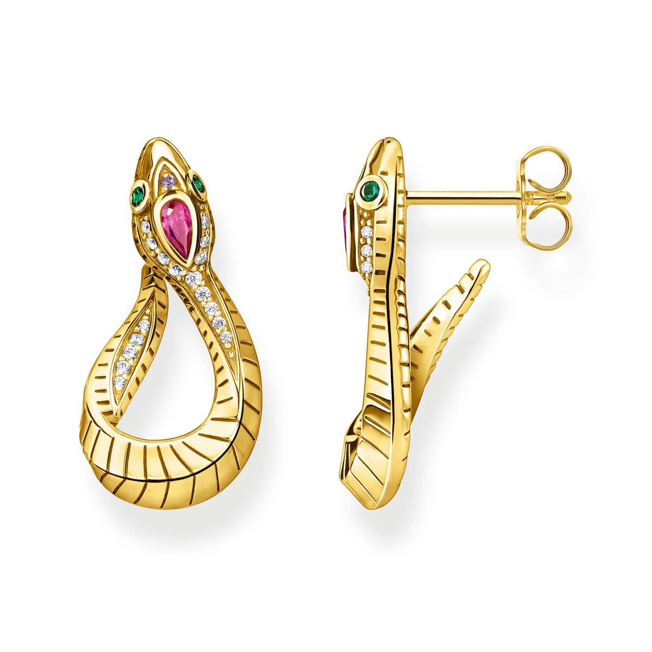 Earrings Snake - H2123-488-7