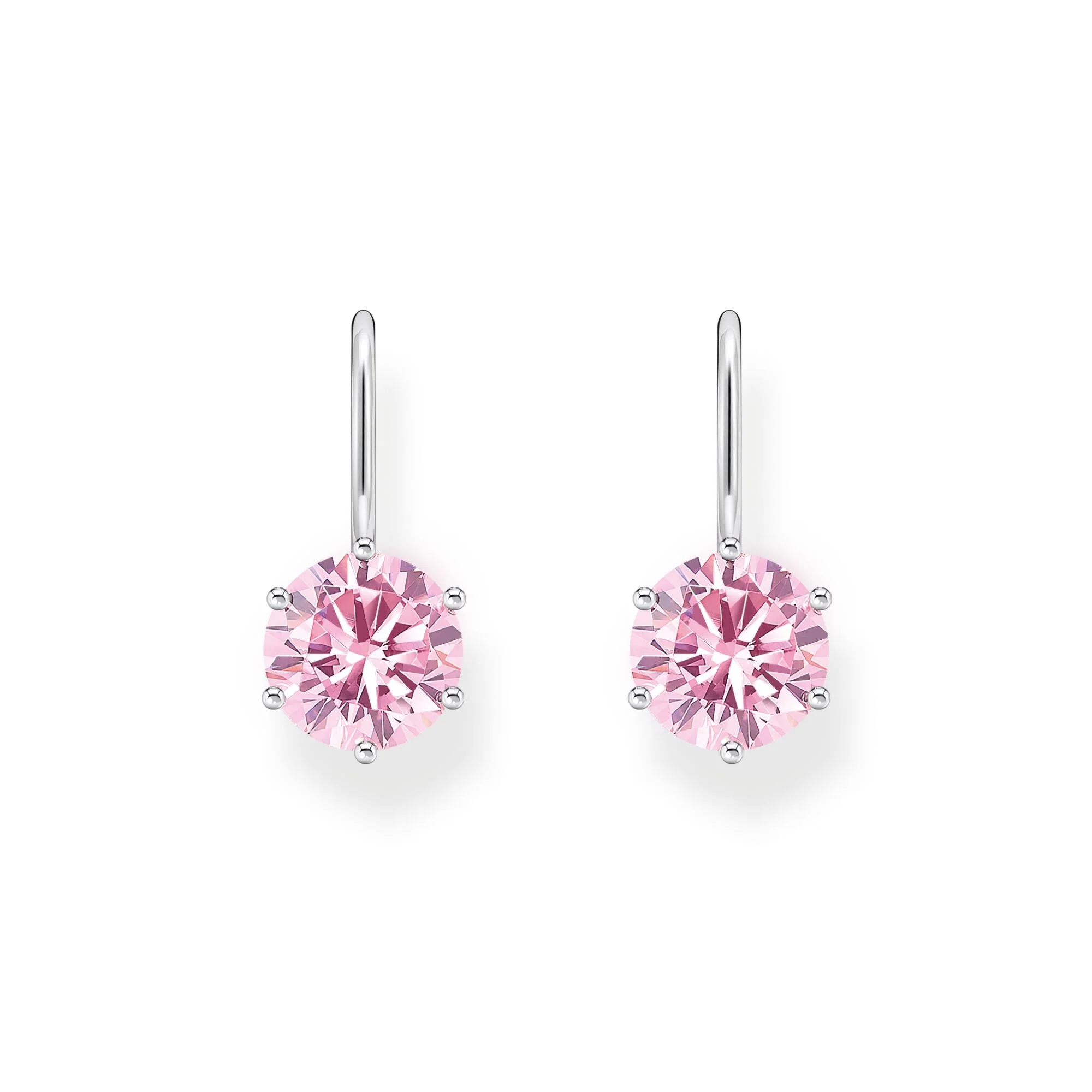 THOMAS SABO Earrings with pink zirconia - Image 2