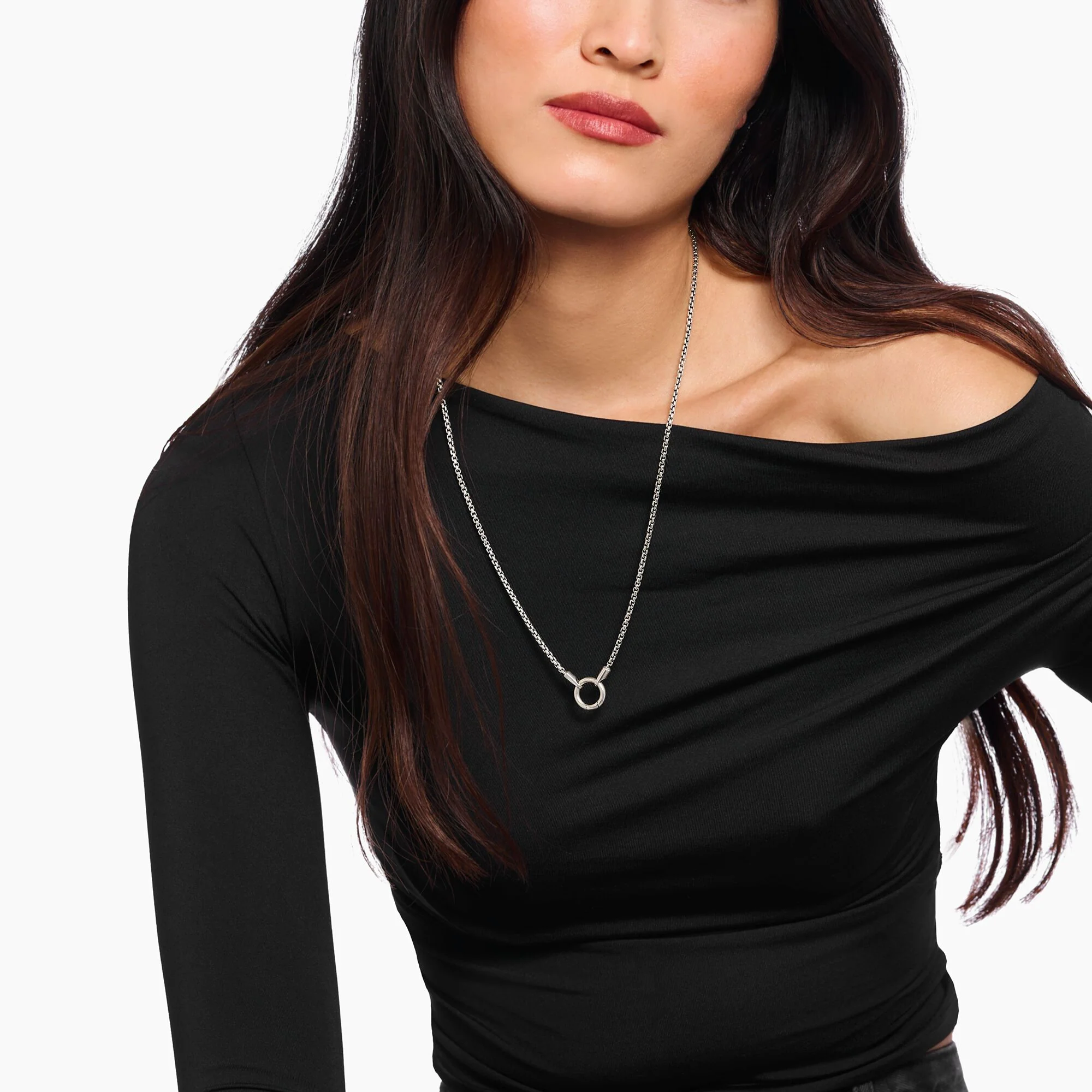 THOMAS SABO Fine Venetian chain in blackened 925 silver - Image 2