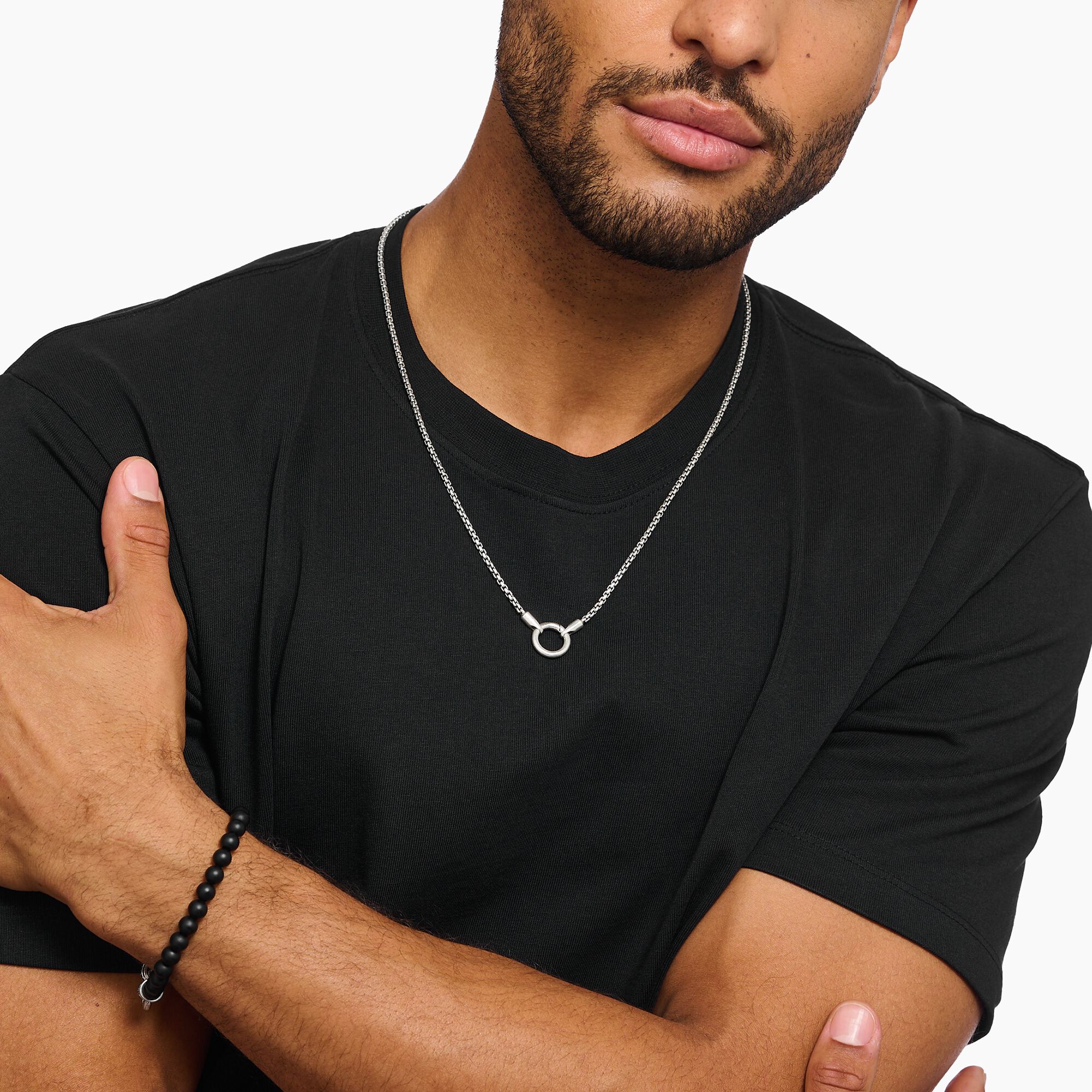 THOMAS SABO Fine Venetian chain in blackened 925 silver - Image 3