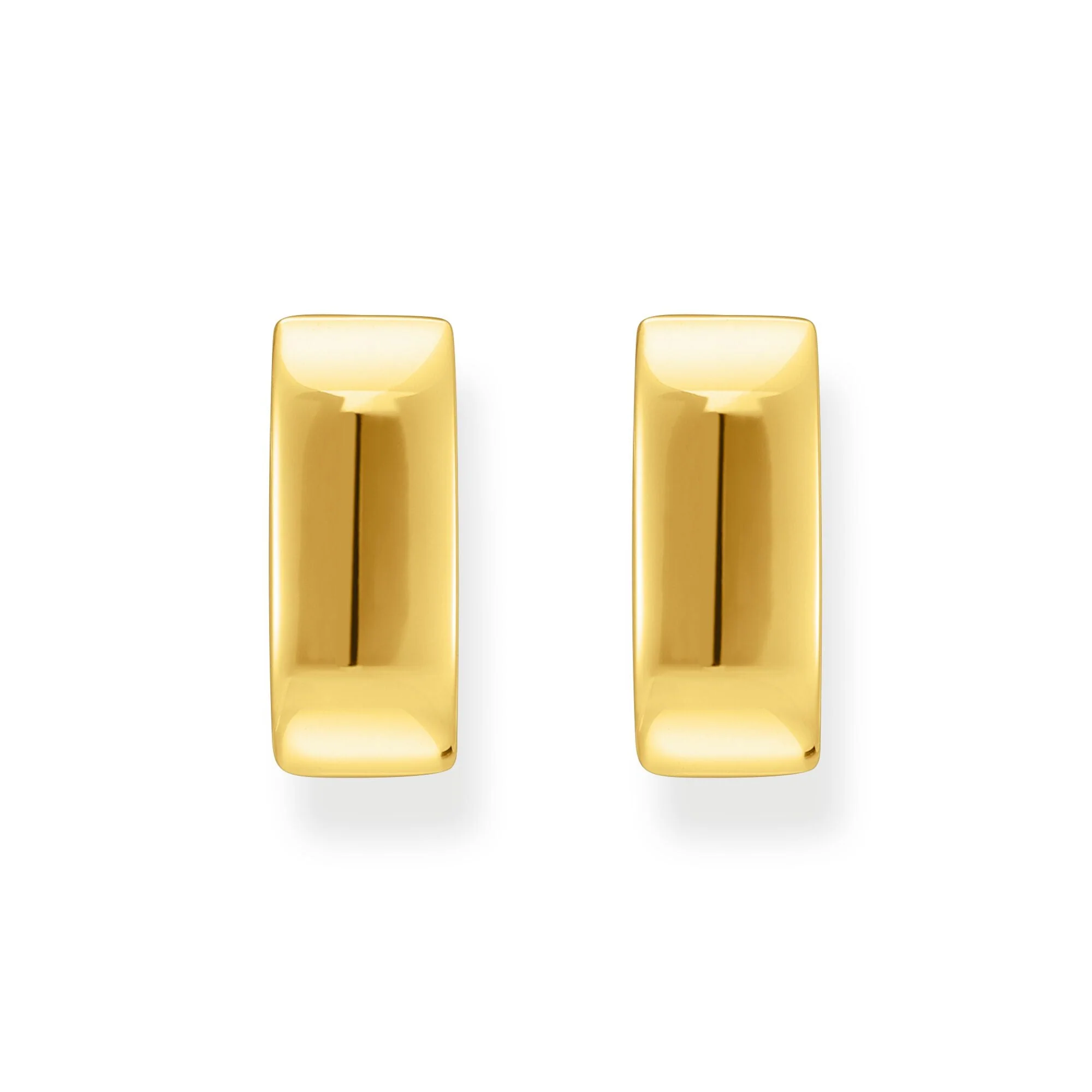 THOMAS SABO Gold Hoop earrings in angular shape Medium - Image 2