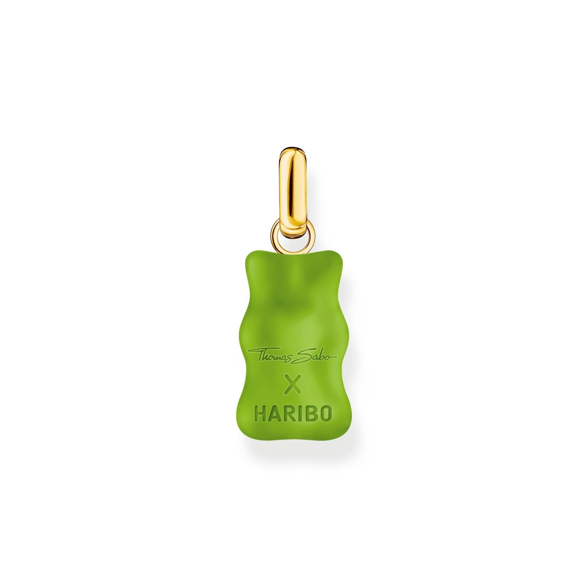 THOMAS SABO Large pendant with green goldbears and zirconia - Image 2